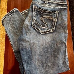 Silver Jeans Co - ELYSE Skinny Crop Jeans - W31 L25